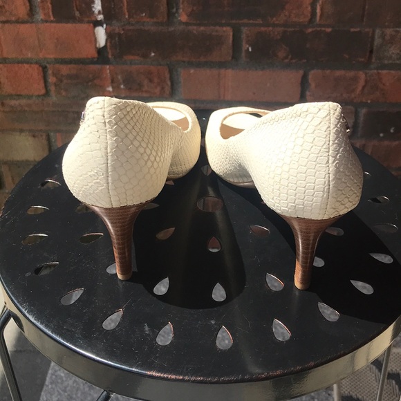 Snakeskin Calvin Klein Peeptoes - Picture 3 of 5